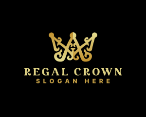 Royalty - Luxury Royalty Crown Letter AM logo design