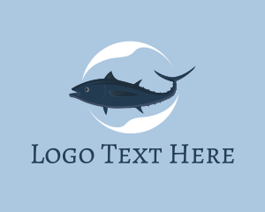 Fisheries - Aquatic Mackerel Seafood logo design
