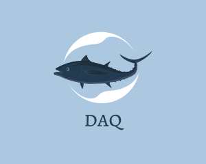 Water - Aquatic Mackerel Seafood logo design