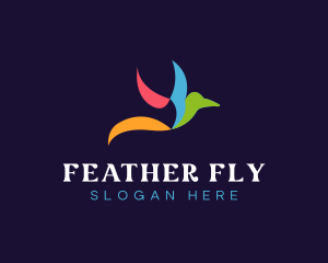 Flying Bird Aviary logo design