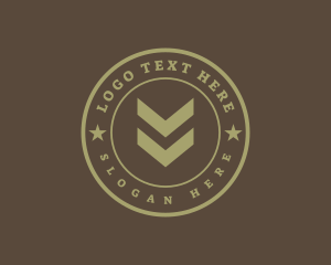 Soldier - Military Rank Badge logo design