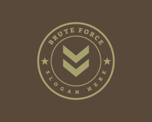 Military Rank Badge logo design