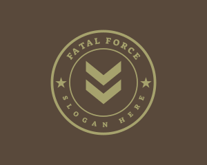 Military Rank Badge logo design