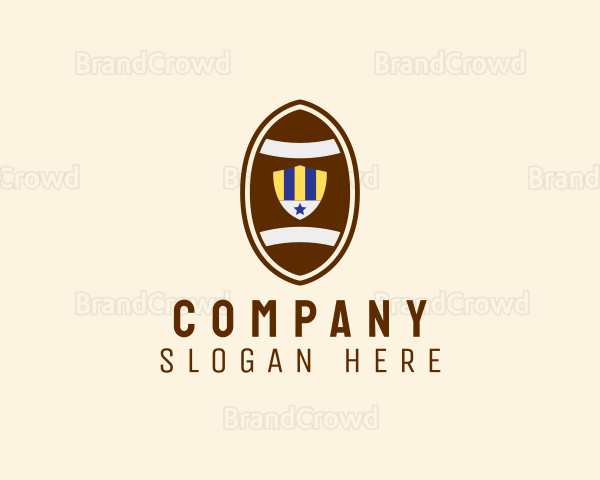 Sports Football Shield Logo