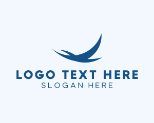 Organization - Flying Blue Bird logo design