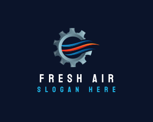 Industrial Gear Ventilation logo design