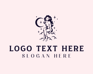 Stars - Sexy Woman Beauty logo design