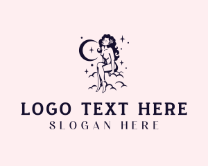 Clouds - Sexy Woman Beauty logo design