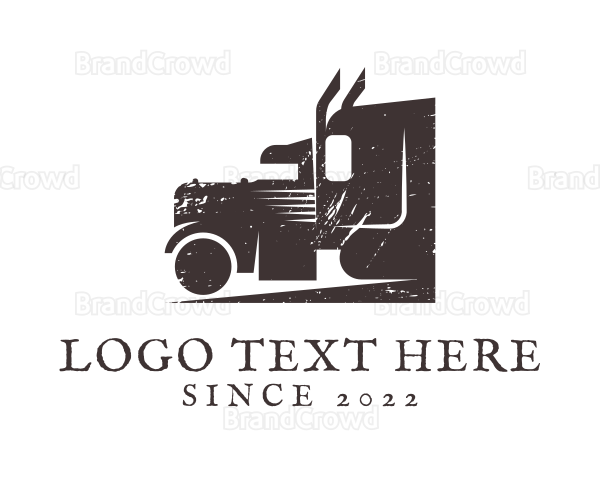 Cargo Truck Automotive Logo