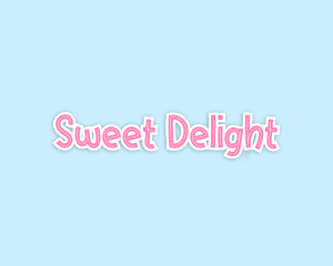 Cute Cartoon Sweets logo design