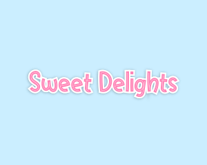 Cute Cartoon Sweets logo design