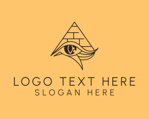 Clairvoyant - Egyptian Horus Eye logo design