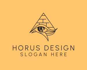 Horus - Egyptian Horus Eye logo design