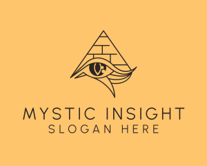 Clairvoyant - Egyptian Horus Eye logo design