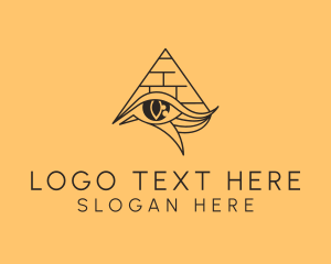 Egyptian - Egyptian Horus Eye logo design