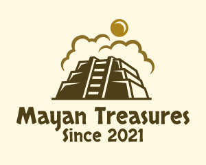 Mayan - Sun Mayan Pyramid logo design