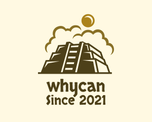 Tour Guide - Sun Mayan Pyramid logo design