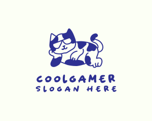 Pet Cool Cat Logo