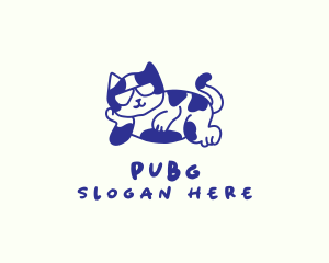 Pet Cool Cat Logo