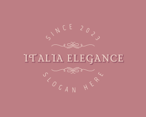 Elegant Feminine Boutique logo design