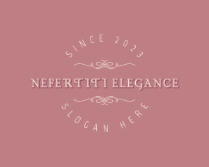 Elegant Feminine Boutique logo design