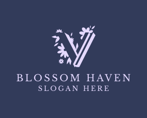 Flowering - Flower Florist Gardening logo design