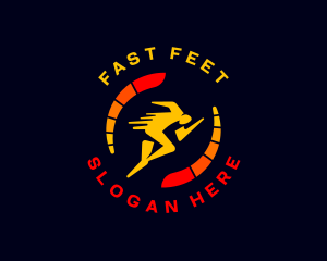 Running - Running Man Fitness logo design