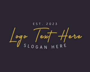 Script - Elegant Business Clothing logo design
