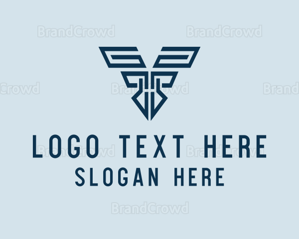Generic Wing Letter V Logo