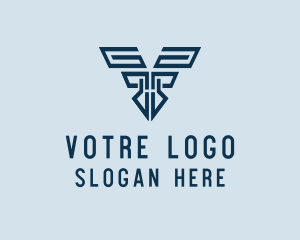 Generic Wing Letter V logo design