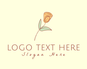 Garden - Yellow Feminine Flower logo design