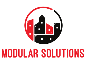 Modular - Urban City Builidng logo design