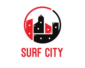 Urban City Builidng logo design