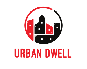 Urban City Builidng logo design