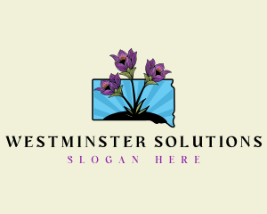 South Dakota Botanical Flower Logo