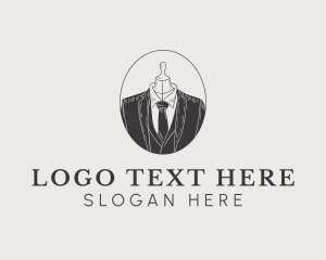 Men Suit Tailor Clothing Logo