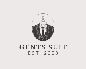 Men Suit Tailor logo design