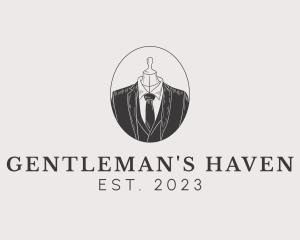 Men - Men Suit Tailor Clothing logo design