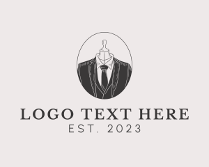 Detailed - Men Suit Tailor logo design