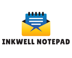 Notepad - Notepad Mail Envelope logo design