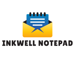 Notepad Mail Envelope  logo design