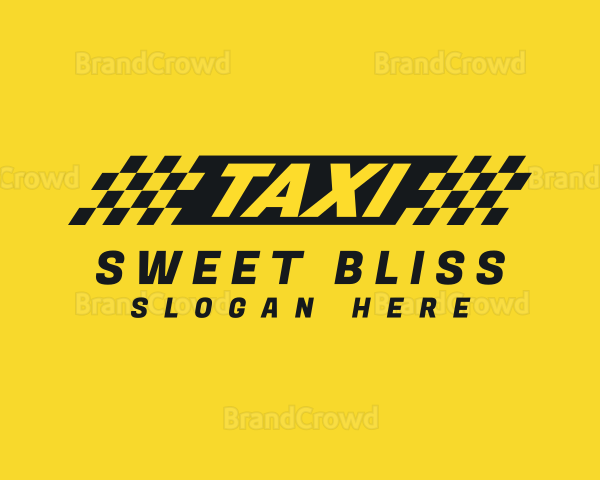 Taxi Cab Rental Transport Logo