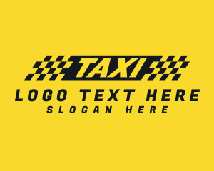 Airport Taxi - Taxi Cab Rental Transport logo design