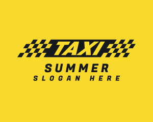 Taxi Cab Rental Transport  Logo