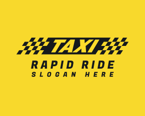 Taxi Cab Rental Transport  logo design