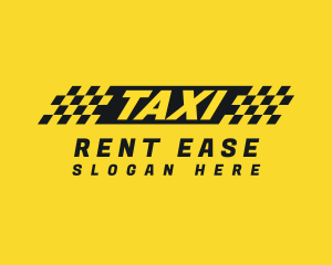 Rental - Taxi Cab Rental Transport logo design