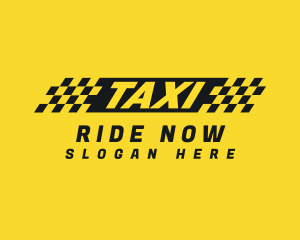 Taxi Cab Rental Transport  logo design