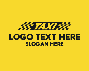 Taxi - Taxi Cab Rental Transport logo design