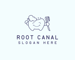 Endodontist - Tooth Oral Hygiene logo design