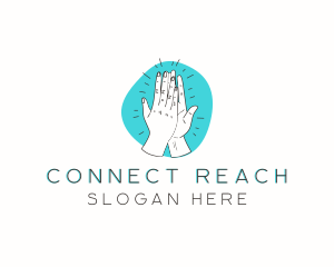 Outreach - High Hands Greet logo design